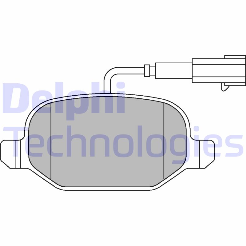 Remblokset Delphi Diesel LP2300