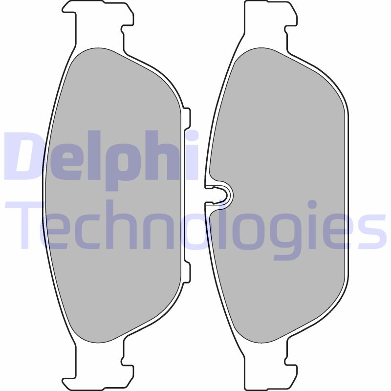 Remblokset Delphi Diesel LP2301
