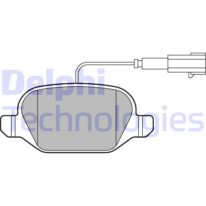Remblokset Delphi Diesel LP2302