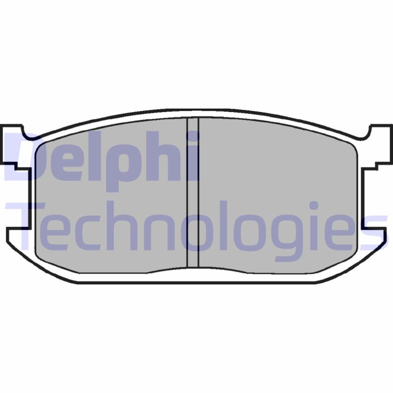 Remblokset Delphi Diesel LP234