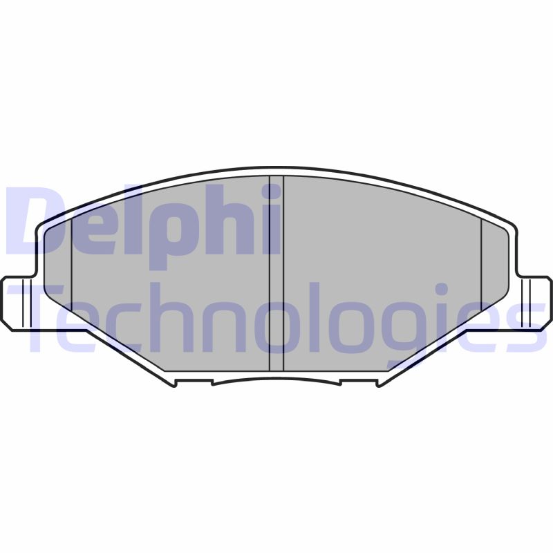 Remblokset Delphi Diesel LP2444