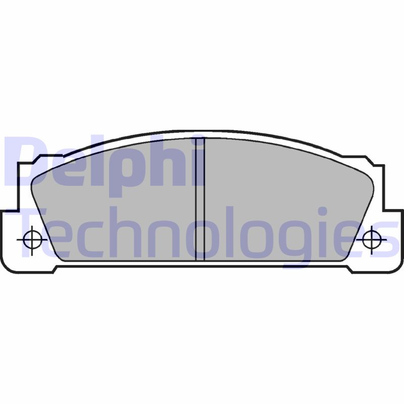 Remblokset Delphi Diesel LP253