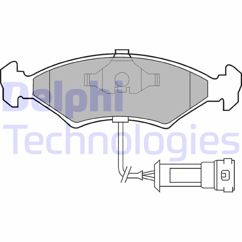 Remblokset Delphi Diesel LP255