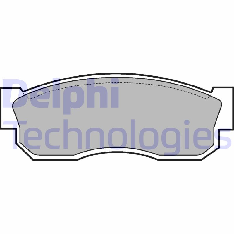 Remblokset Delphi Diesel LP261