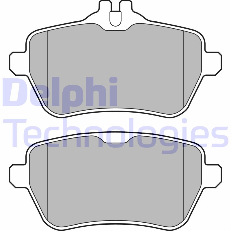Remblokset Delphi Diesel LP2659