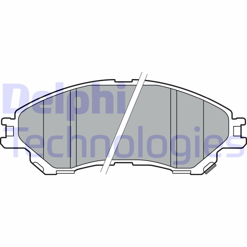 Remblokset Delphi Diesel LP2664