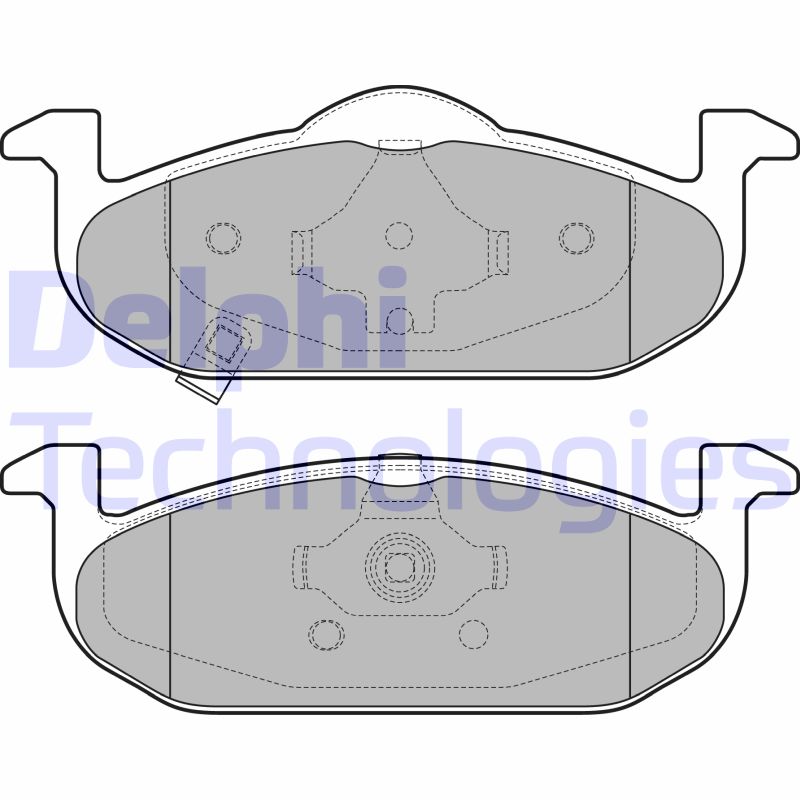Remblokset Delphi Diesel LP2695