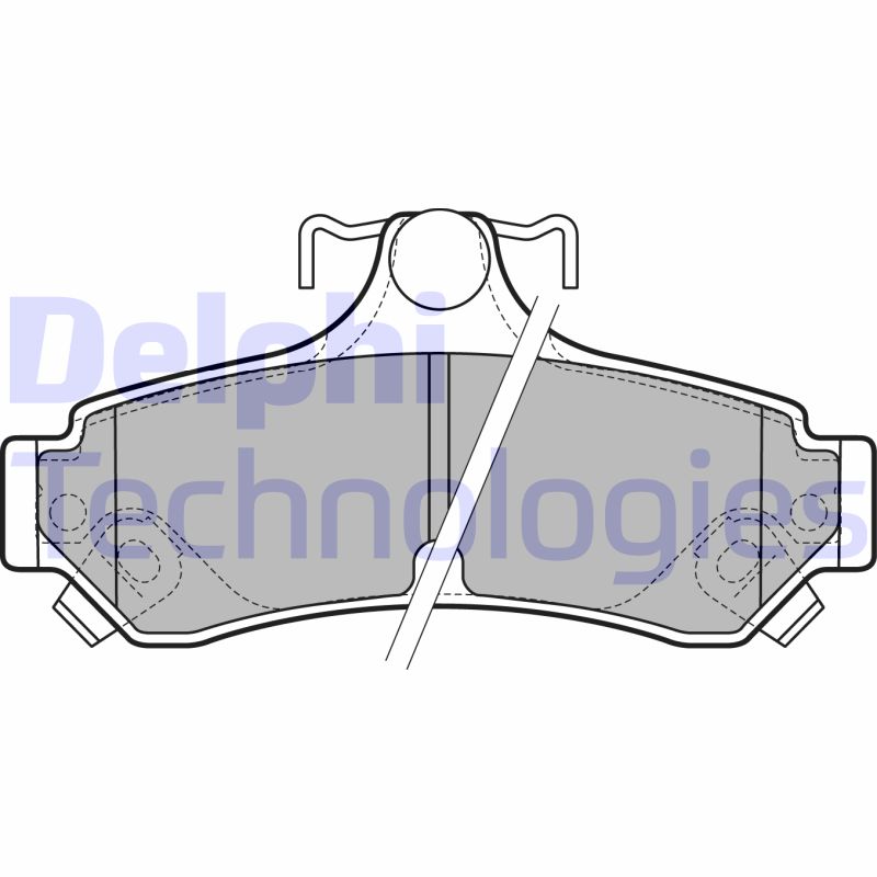 Remblokset Delphi Diesel LP2700