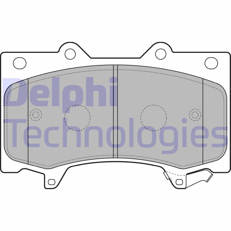 Remblokset Delphi Diesel LP2712