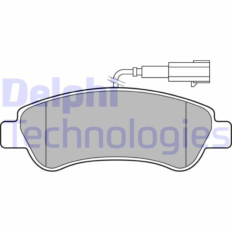 Remblokset Delphi Diesel LP3153