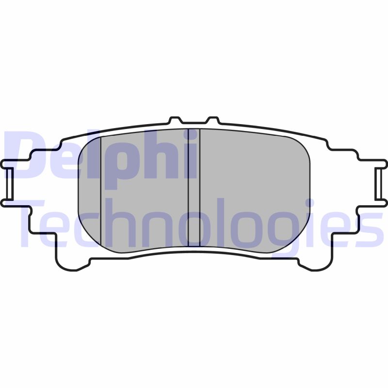 Remblokset Delphi Diesel LP3155