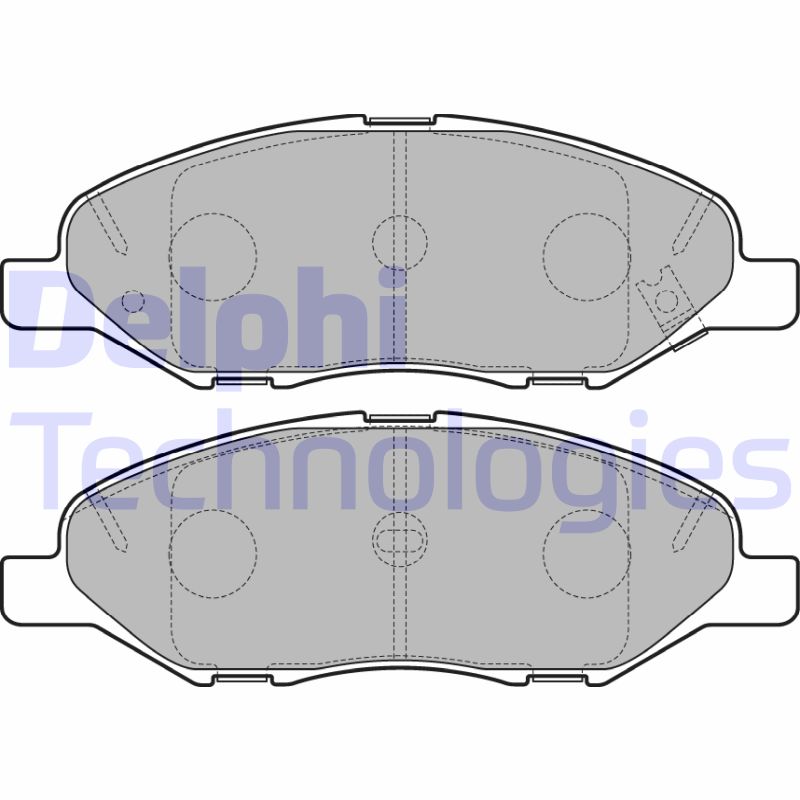 Remblokset Delphi Diesel LP3169