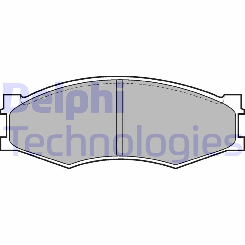 Remblokset Delphi Diesel LP358