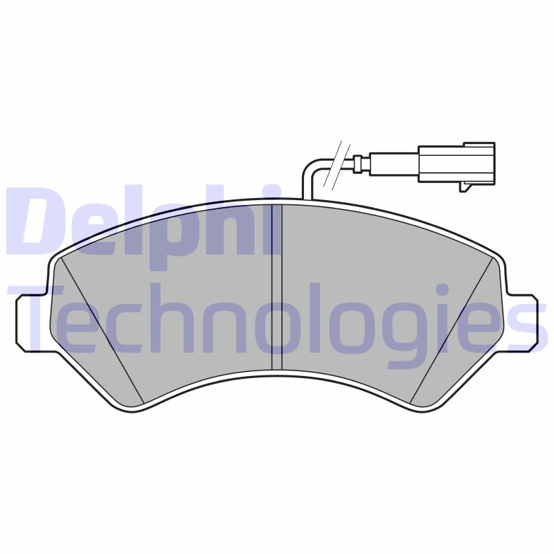 Remblokset Delphi Diesel LP3623