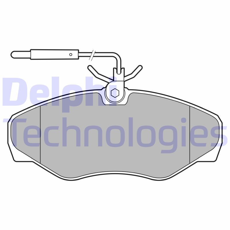 Remblokset Delphi Diesel LP3624