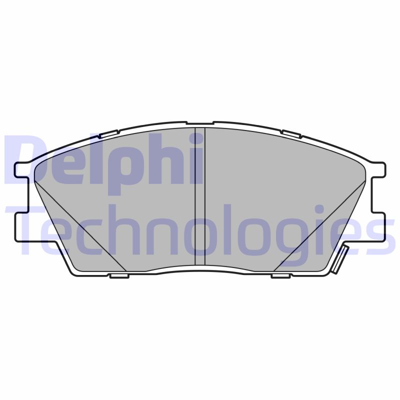 Remblokset Delphi Diesel LP3645