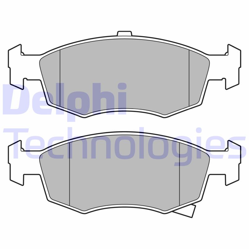 Remblokset Delphi Diesel LP3668