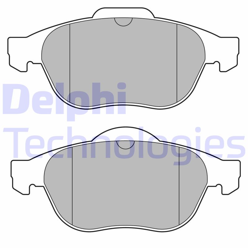 Remblokset Delphi Diesel LP3691