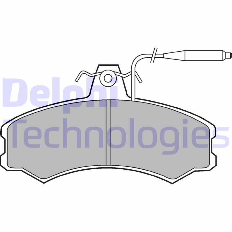 Remblokset Delphi Diesel LP378