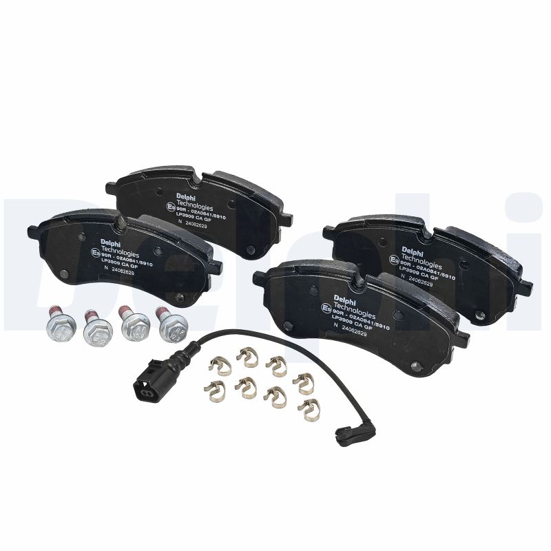 Remblokkenset, schijfrem Delphi Diesel LP3909
