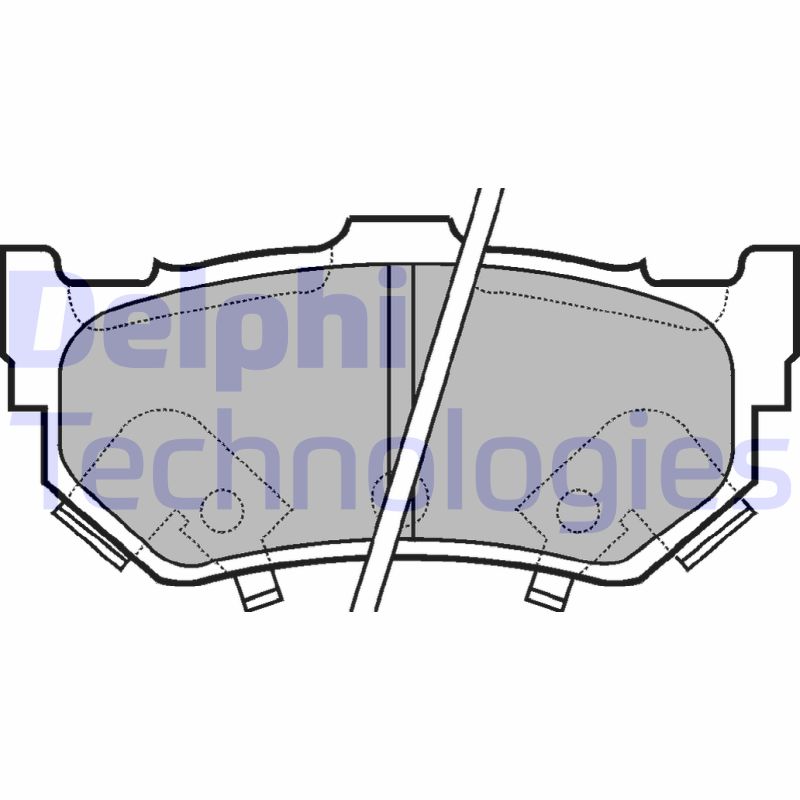 Remblokset Delphi Diesel LP404