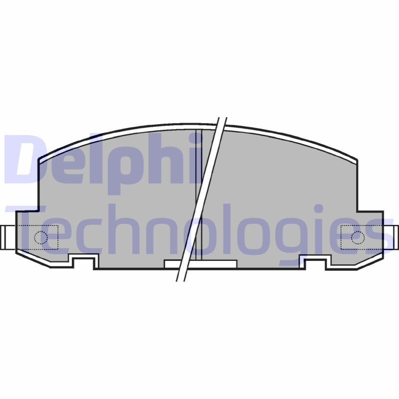 Remblokset Delphi Diesel LP412