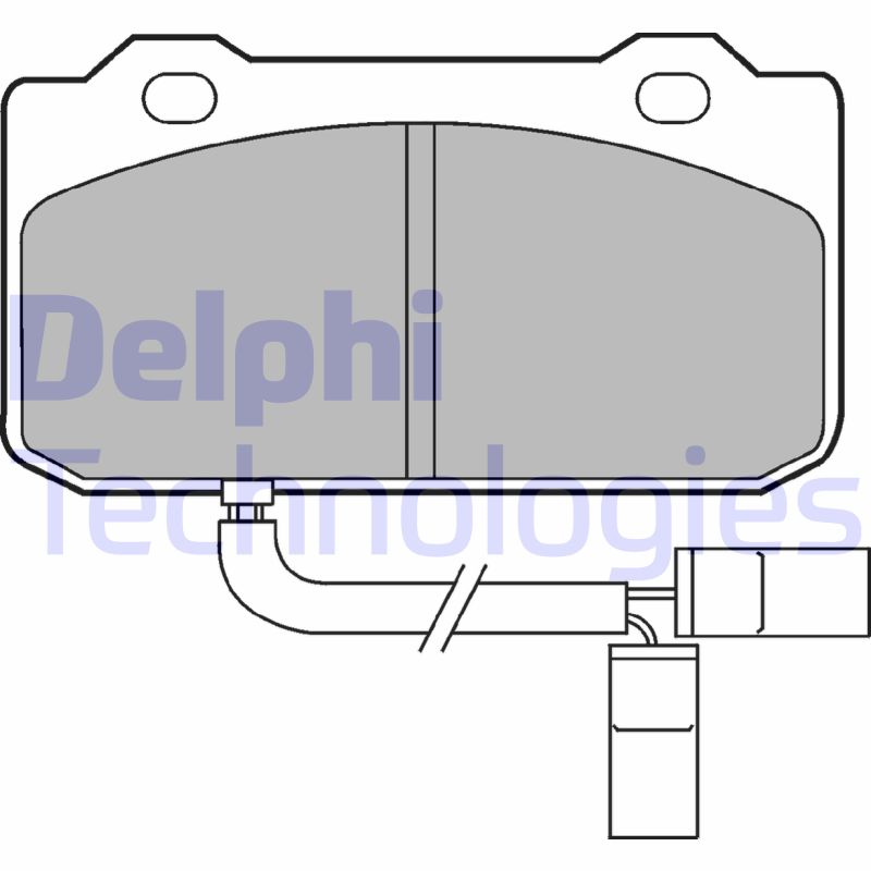 Remblokset Delphi Diesel LP432