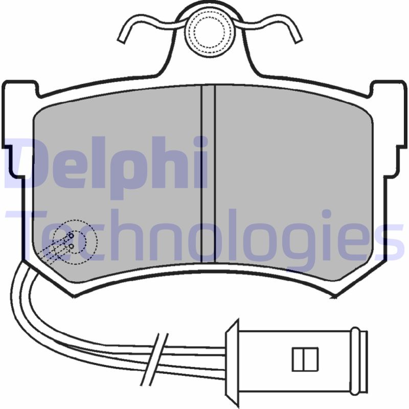 Remblokset Delphi Diesel LP434