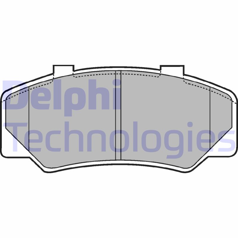 Remblokset Delphi Diesel LP438