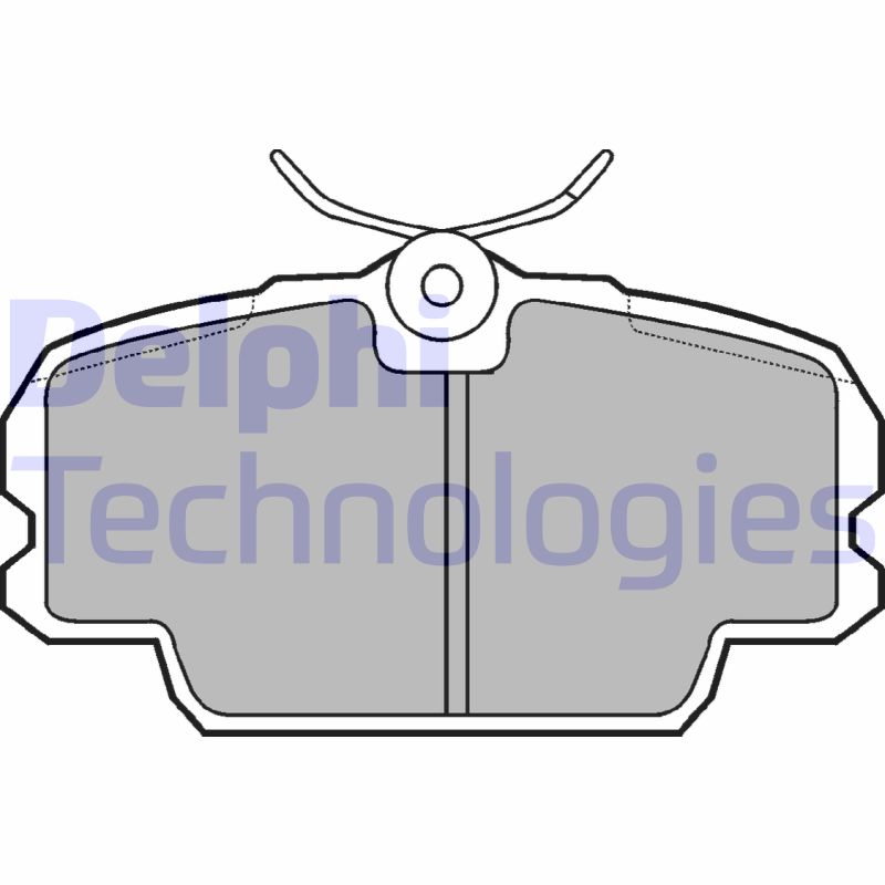 Remblokset Delphi Diesel LP455