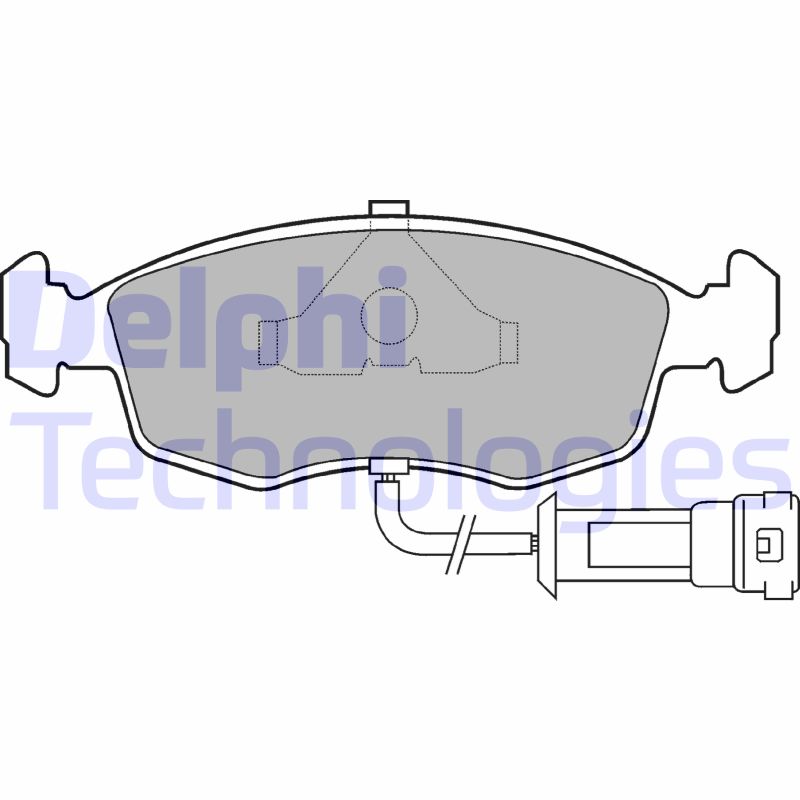 Remblokset Delphi Diesel LP457