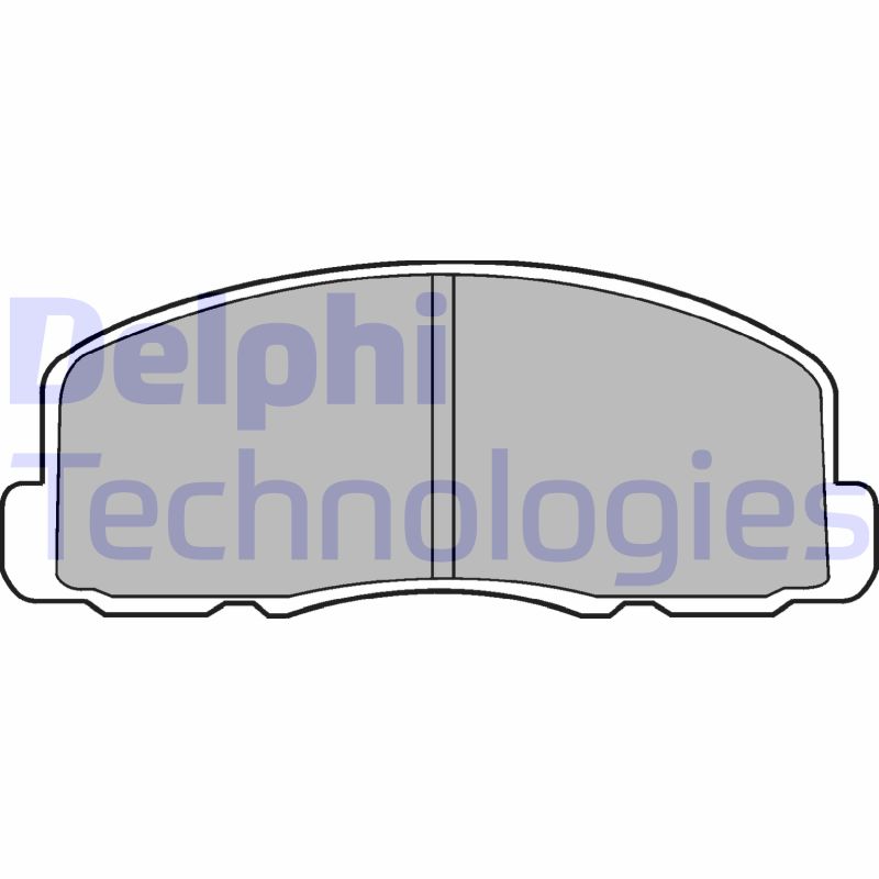 Remblokset Delphi Diesel LP458