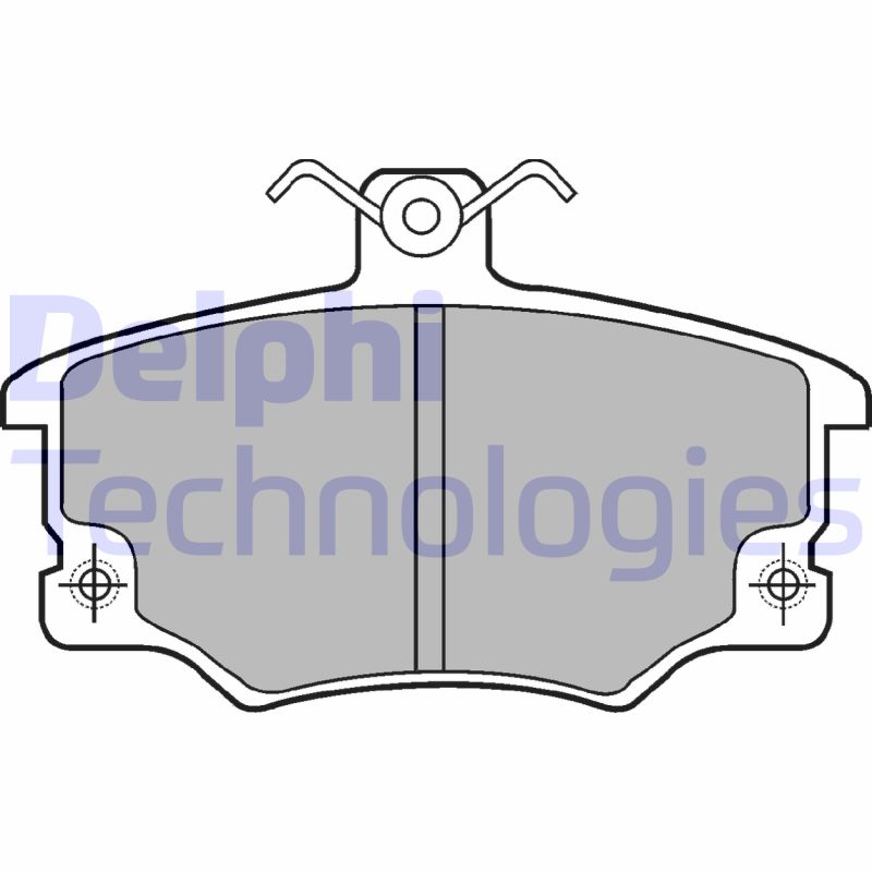 Remblokset Delphi Diesel LP459