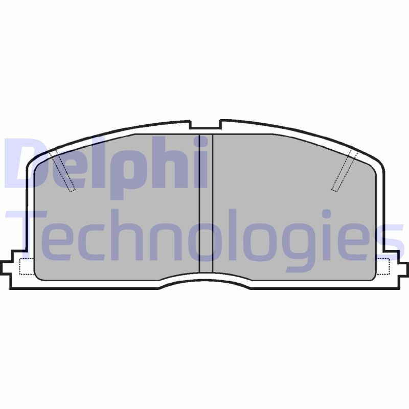 Remblokset Delphi Diesel LP460