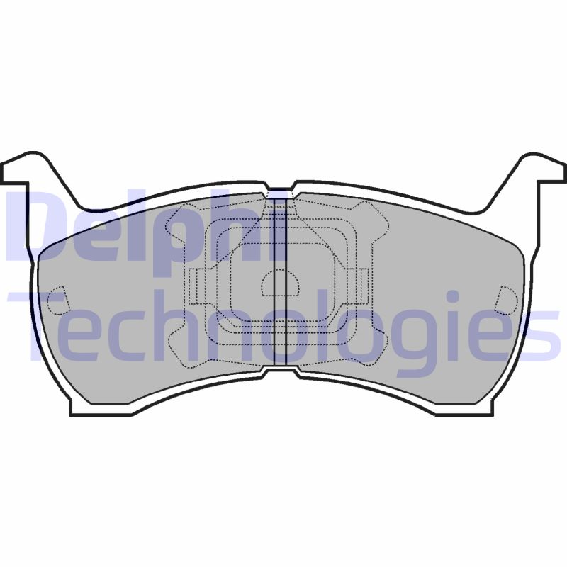 Remblokset Delphi Diesel LP465