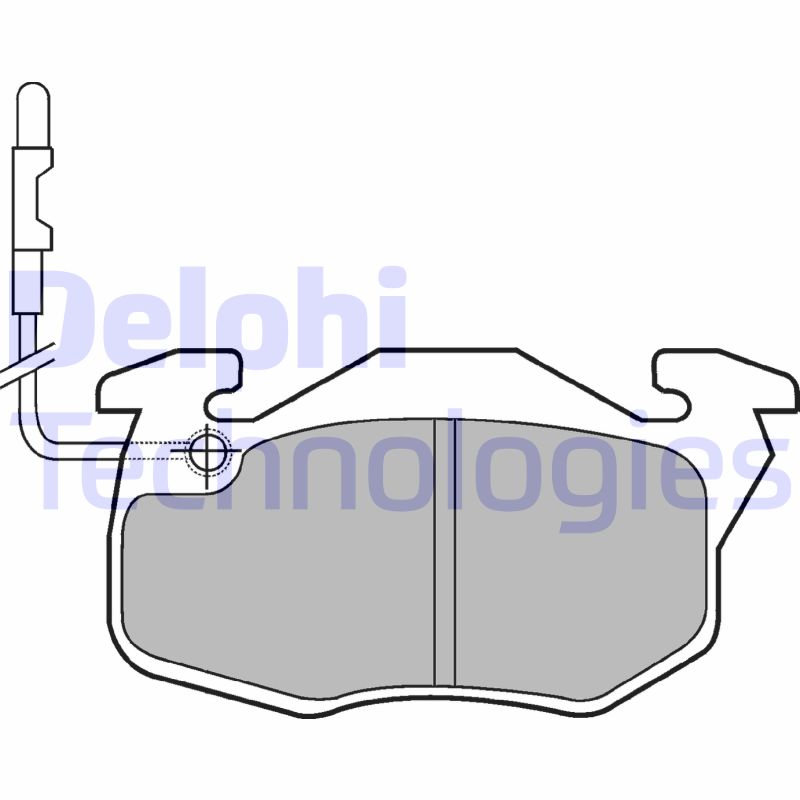 Remblokset Delphi Diesel LP490