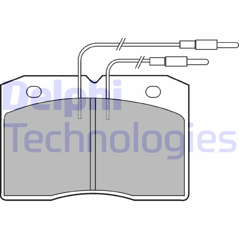 Remblokset Delphi Diesel LP501