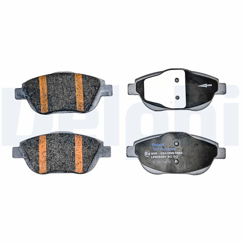 Remblokkenset, schijfrem Delphi Diesel LP5083EV