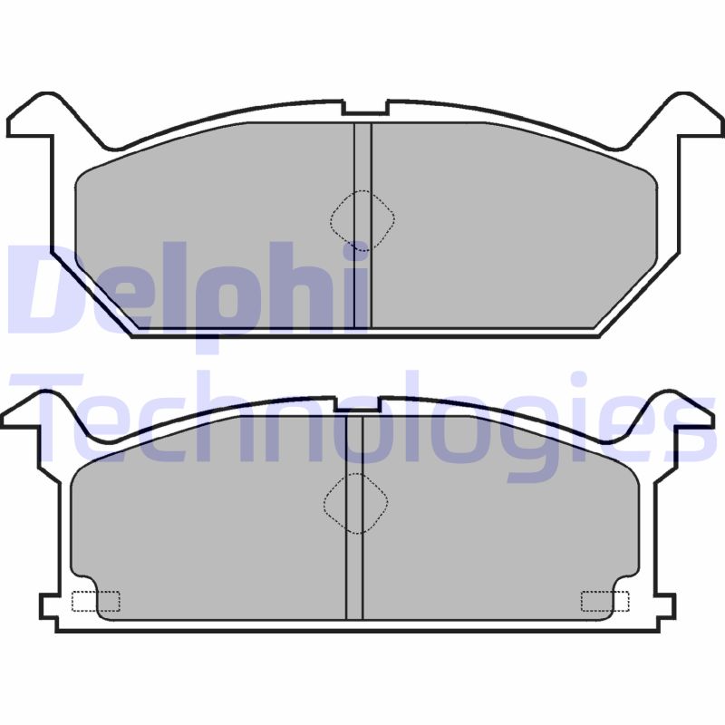 Remblokset Delphi Diesel LP528