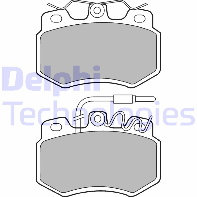 Remblokset Delphi Diesel LP536