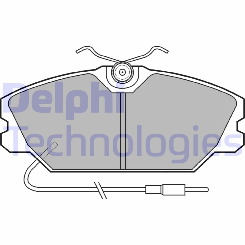 Remblokset Delphi Diesel LP542