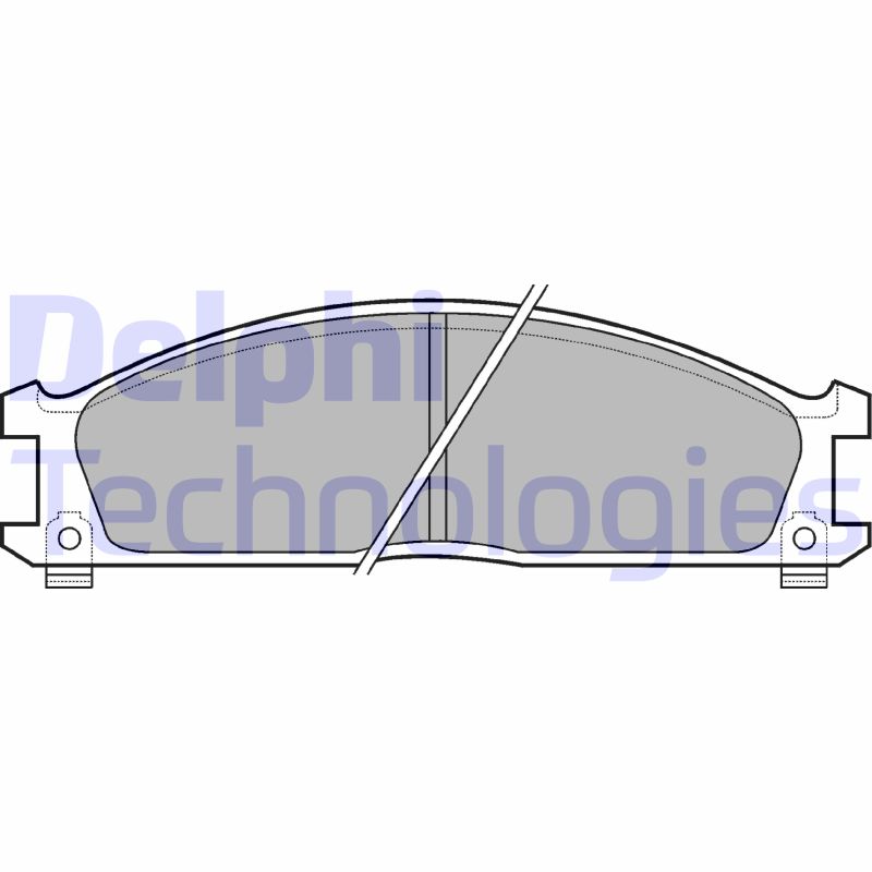 Remblokset Delphi Diesel LP543