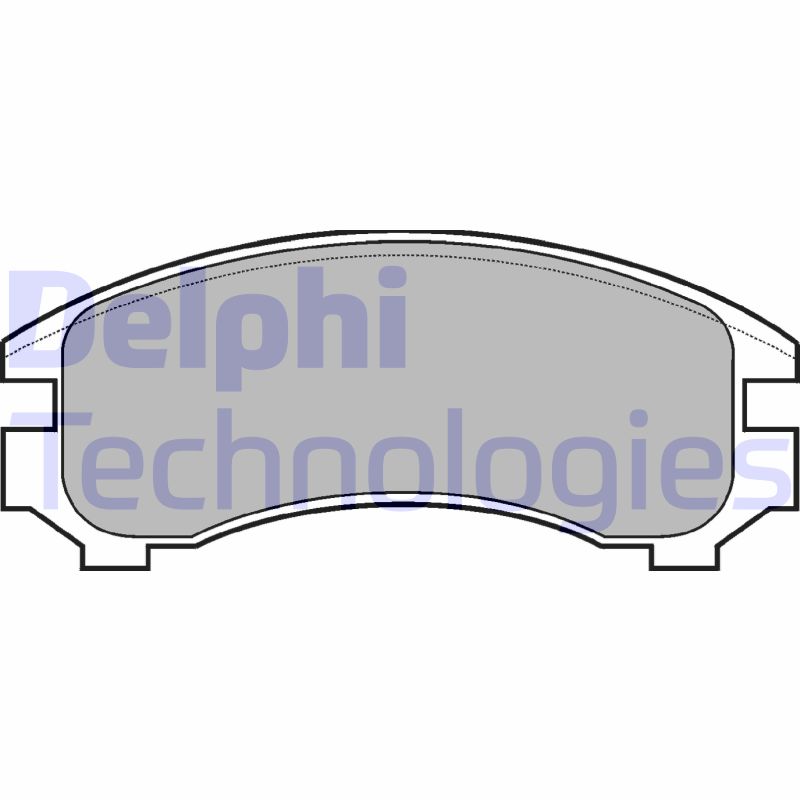 Remblokset Delphi Diesel LP546