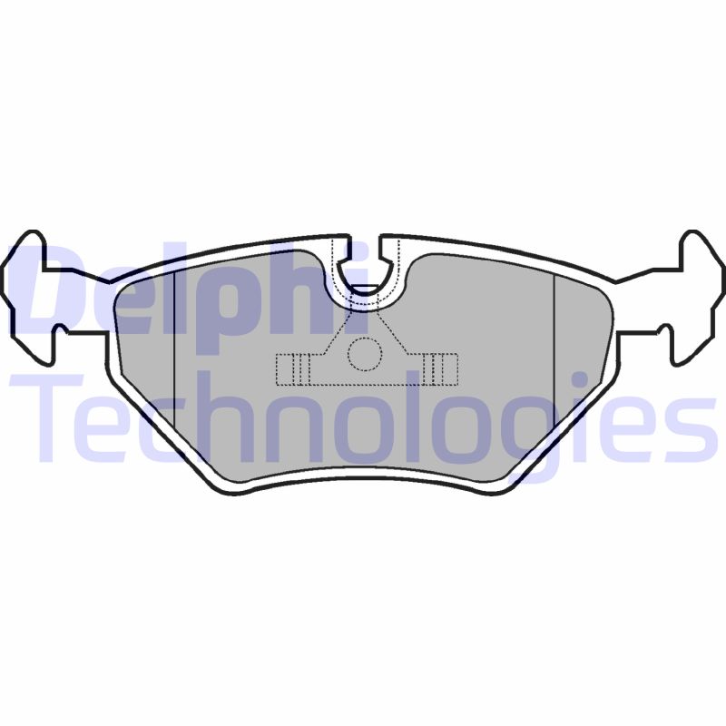 Remblokset Delphi Diesel LP555