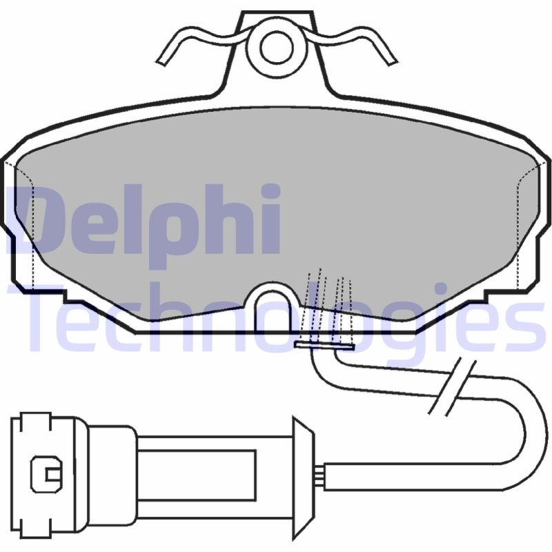 Remblokset Delphi Diesel LP557