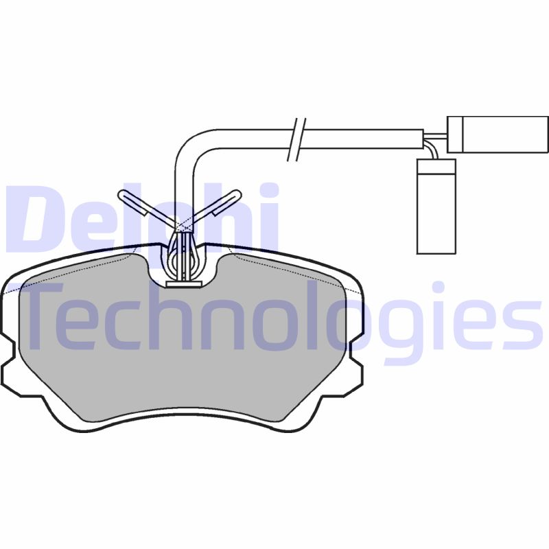 Remblokset Delphi Diesel LP560