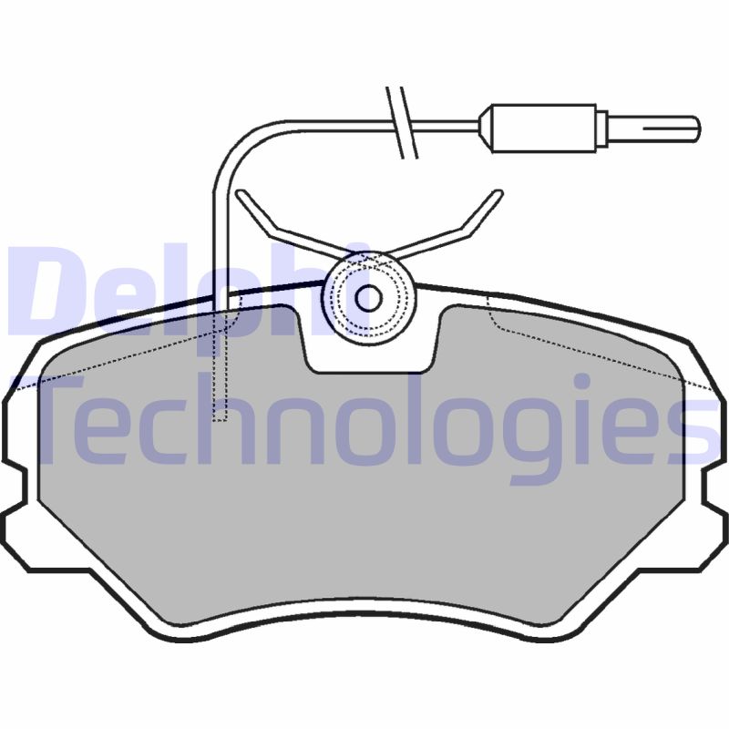 Remblokset Delphi Diesel LP564