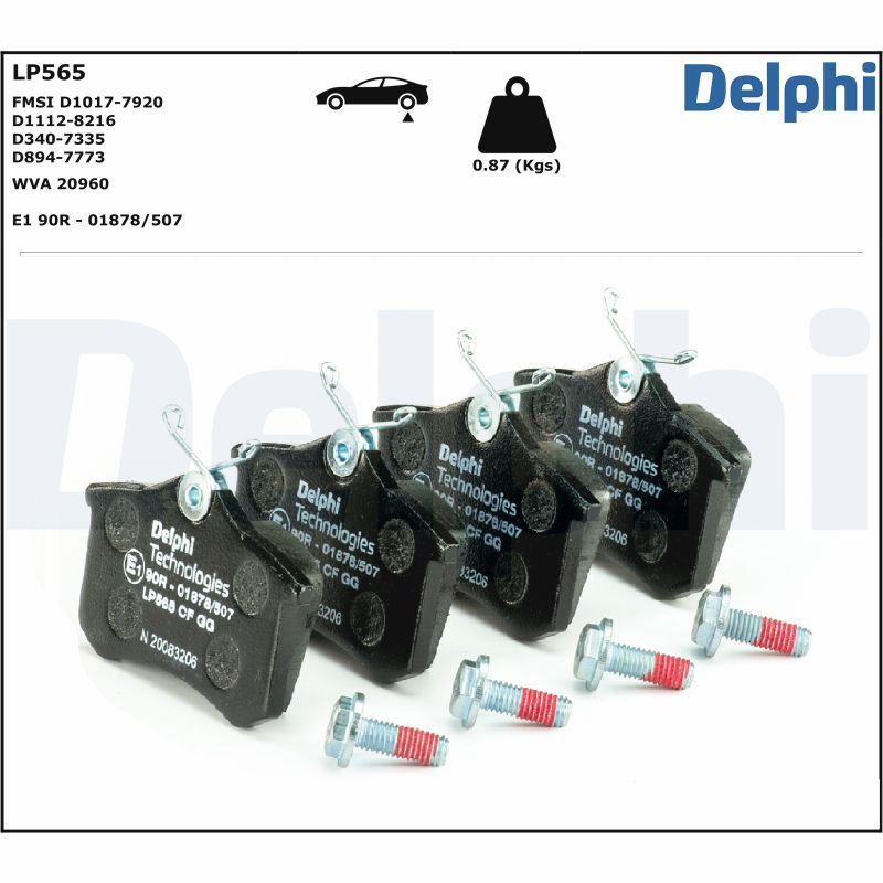 Remblokset Delphi Diesel LP565