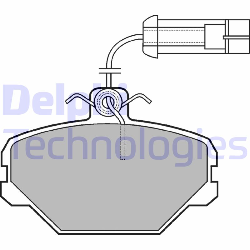 Remblokset Delphi Diesel LP566