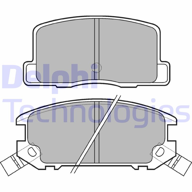 Remblokset Delphi Diesel LP574
